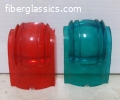Attwood 6357-04 Red & Green Bow Navigation Light Plastic Len