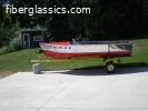 Vintage 1958 12' Crestliner Commander and trailer