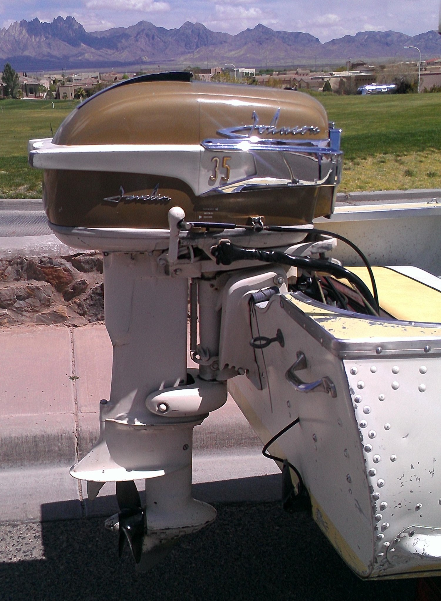 FiberGlassics® twin 35 hp johnson javelin goldens FiberGlassics® Forums